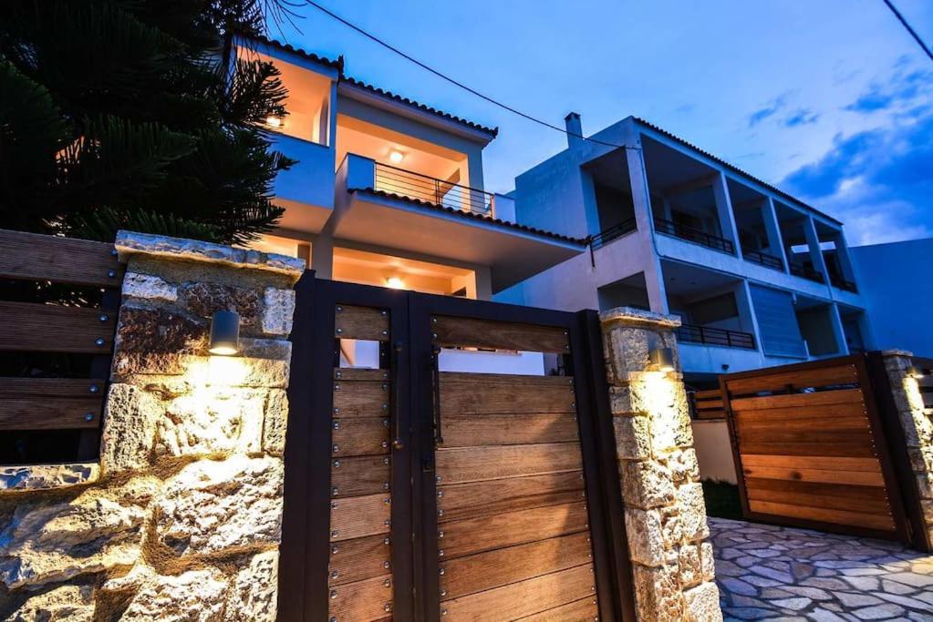 Aigli Luxurious Villa Kato Pitsa ภายนอก รูปภาพ